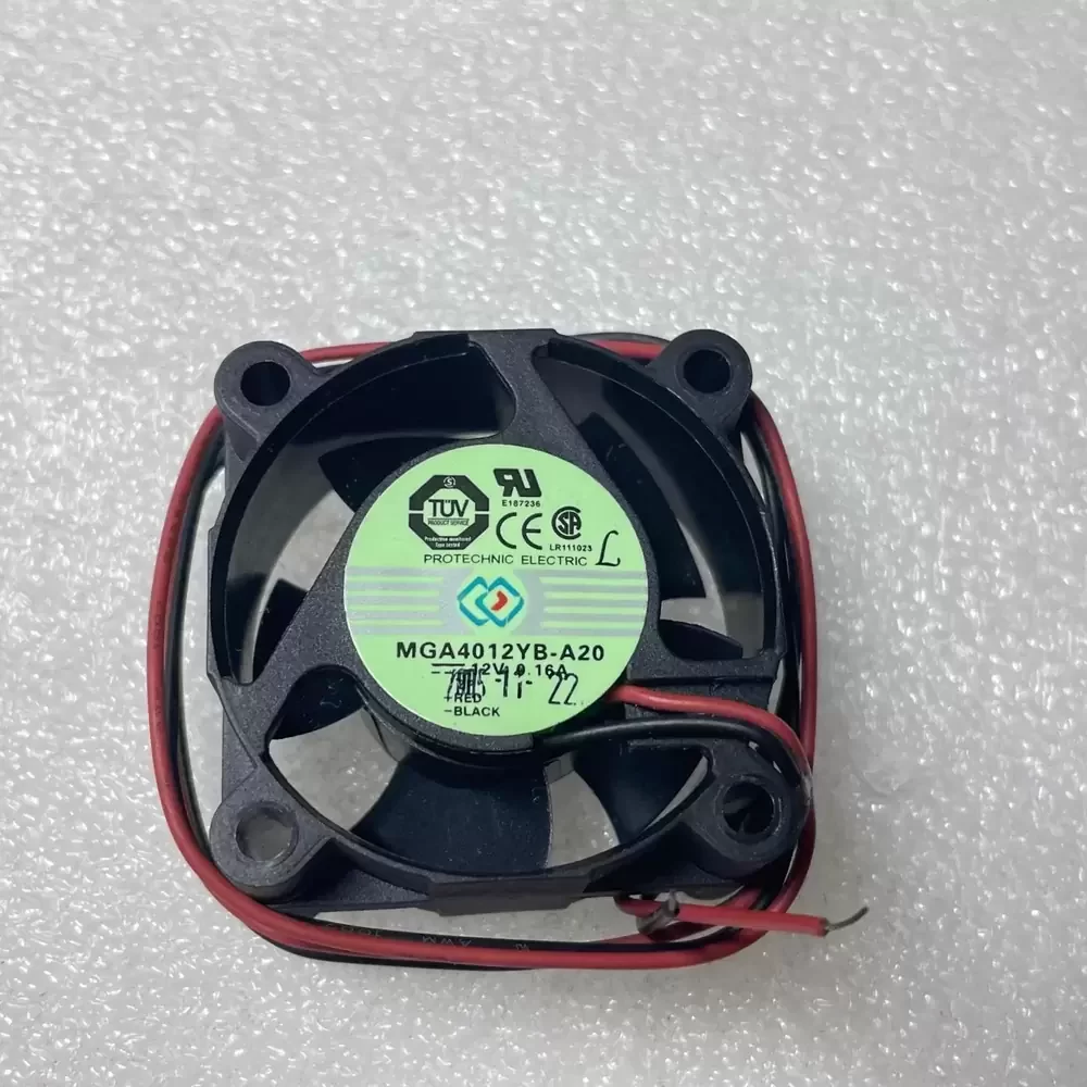 MGA4012YB-A20 MAGIC 12VDC 40x40x20mm 2-Wire Axial Fan