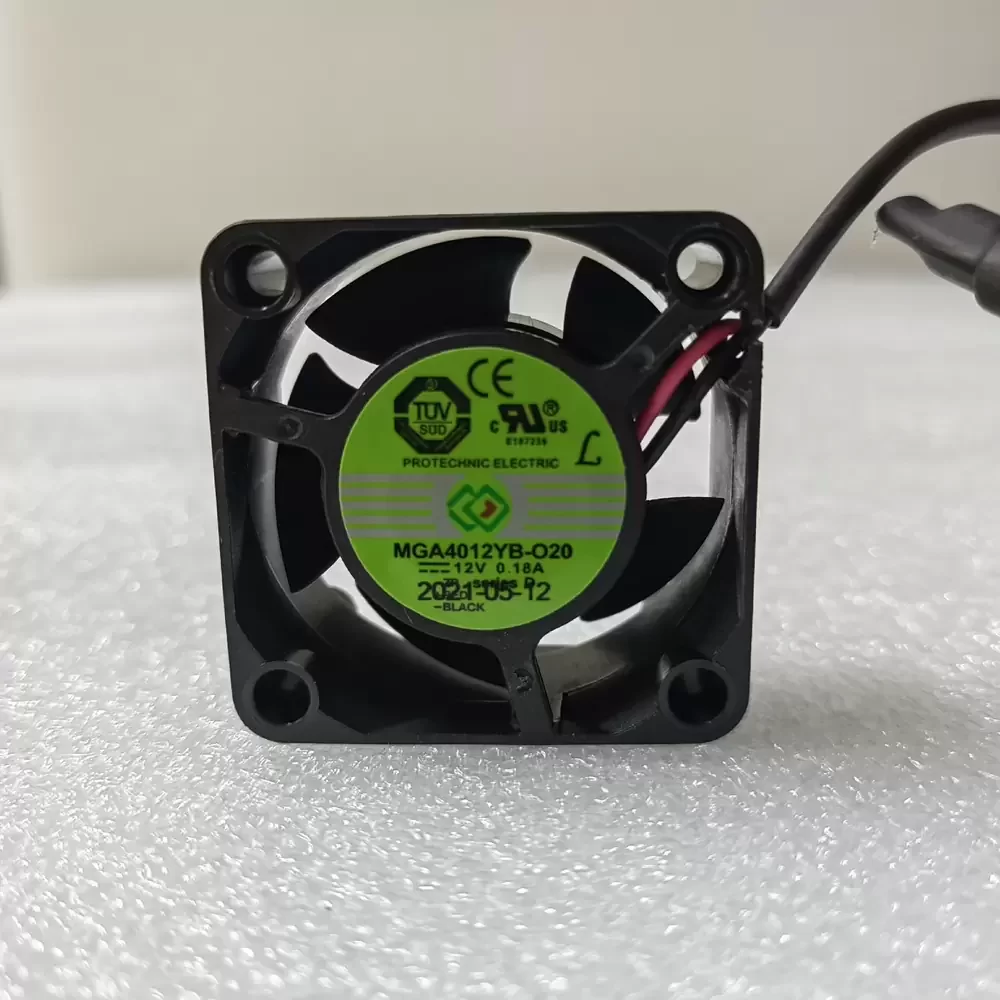 MGA4012YB-O20 Protechnic 12VDC 40x40x20mm Axial Fan