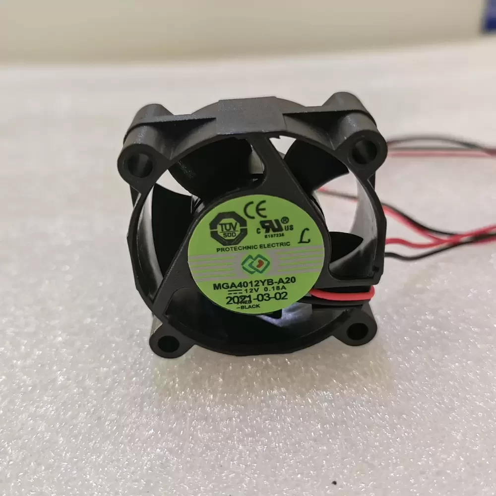 MGA4018YB-A20 Protechnic 12VDC 40x40x20mm Axial Fan MGA4018YB-A20 Protechnic 12VDC 40x40x20mm Axial Fan