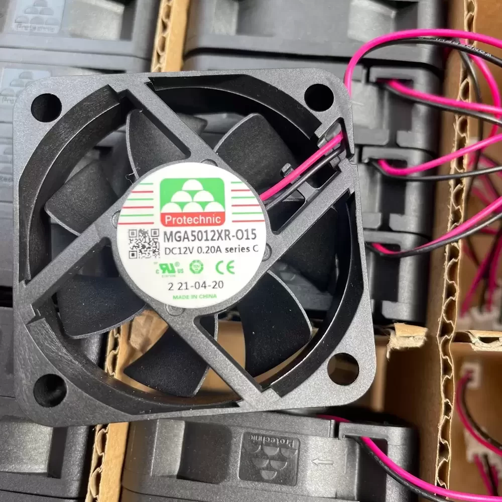 MGA5012XR-O15 Protechnic 12VDC 50x50x15mm Axial Fan
