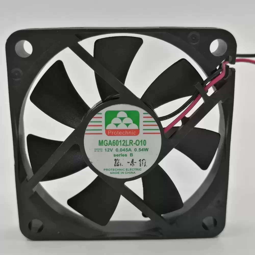 MGA6012LR-O10 Protechnic 12VDC 60x60x10mm Low Noise Axial Fan