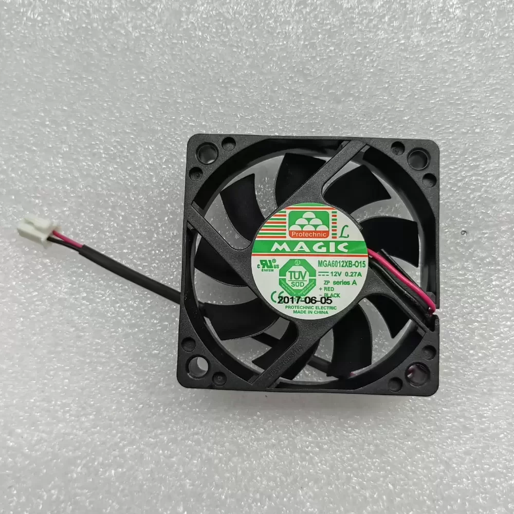 MGA6012XB-O15 MAGIC 12VDC 60x60x15mm 2-Ball Axial Fan