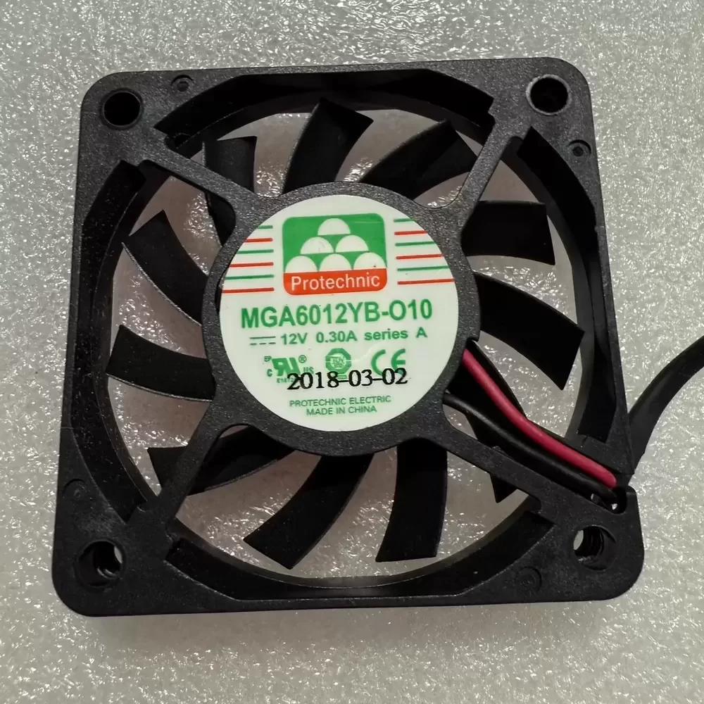 MGA6012YB-O10 MGA 12VDC 60x60x10mm Dual Ball Axial Fan