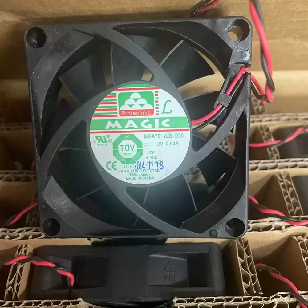 MGA7012ZB-O20 Protechnic 12VDC 70x70x25mm Axial Fan