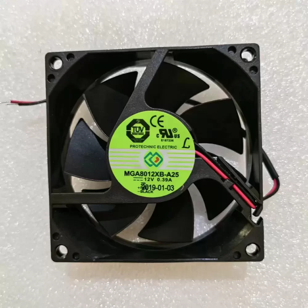 MGA8012XB-A25 MAGIC 12VDC 80x80x25mm 2-Ball Axial Fan MGA8012XB-A25 MAGIC 12VDC 80x80x25mm 2-Ball Axial Fan