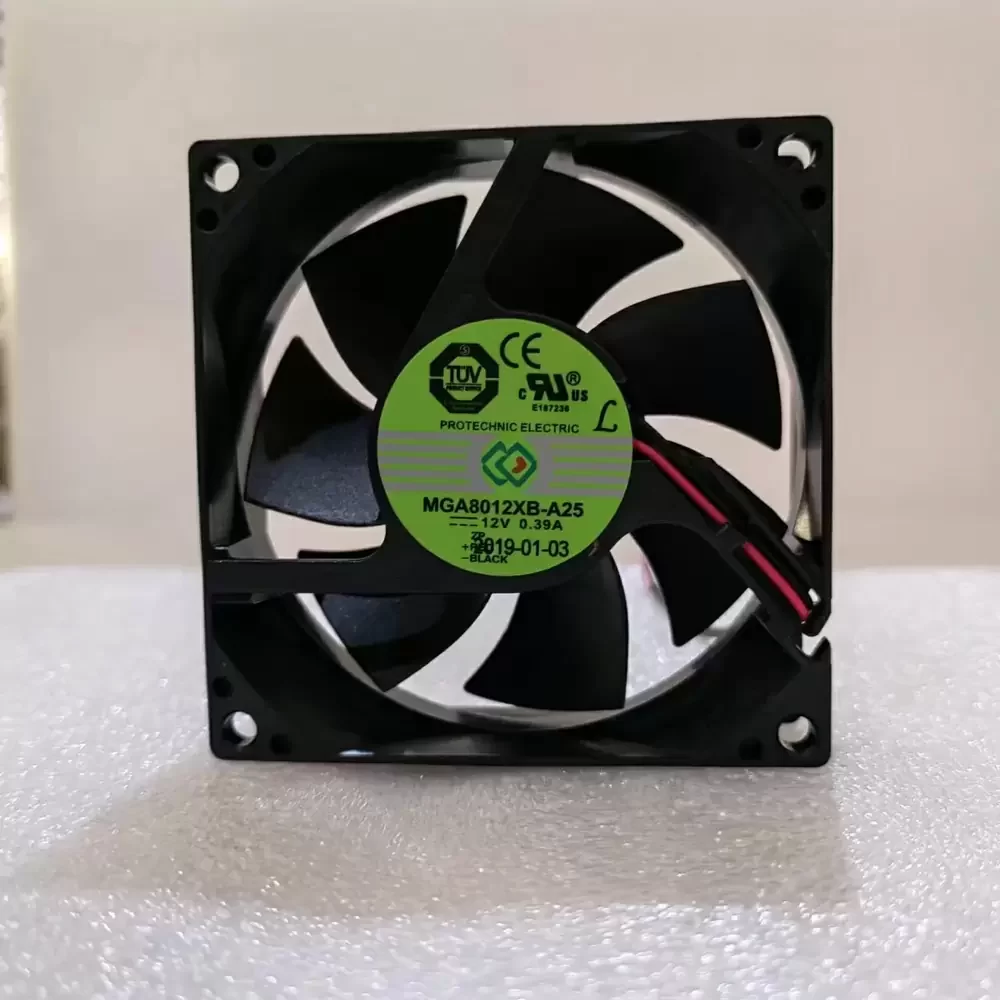 MGA8012XB-A25 MAGIC 12VDC 80x80x25mm 2-Ball Axial Fan
