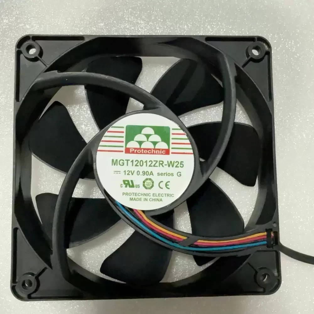MGT12012ZR-W25 Protechnic 12VDC 120x120x25mm PWM Axial Fan