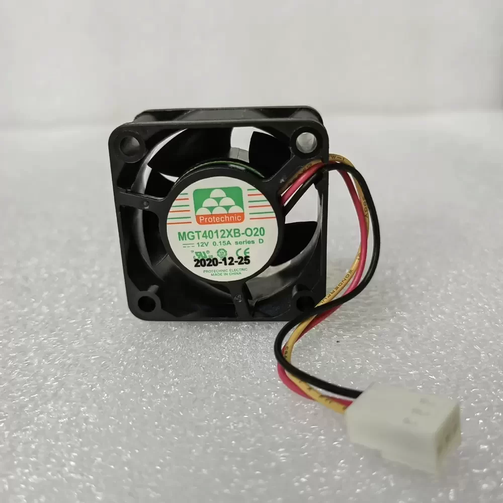 MGT4012XB-O20 Protechnic 12VDC 40x40x10mm Axial Fan MGT4012XB-O20 Protechnic 12VDC 40x40x10mm Axial Fan