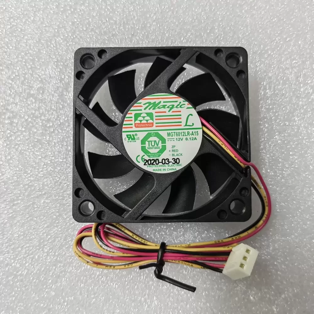 MGT6012LR-A15 Magic 12V 0.12A 60x60x15mm Cooling Fan
