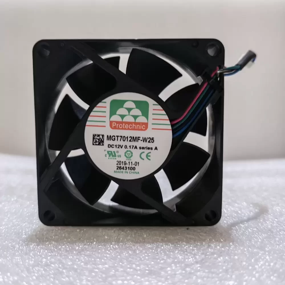 MGT7012MF-W25 Protechnic 12VDC 70x70x25mm Axial Fan MGT7012MF-W25 Protechnic 12VDC 70x70x25mm Axial Fan