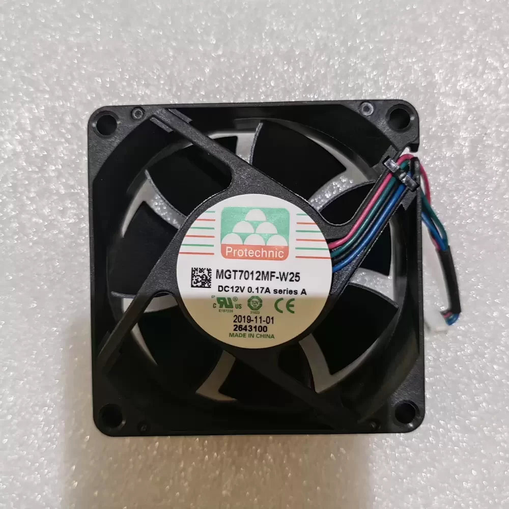 MGT7012MF-W25 Protechnic 12VDC 70x70x25mm Axial Fan