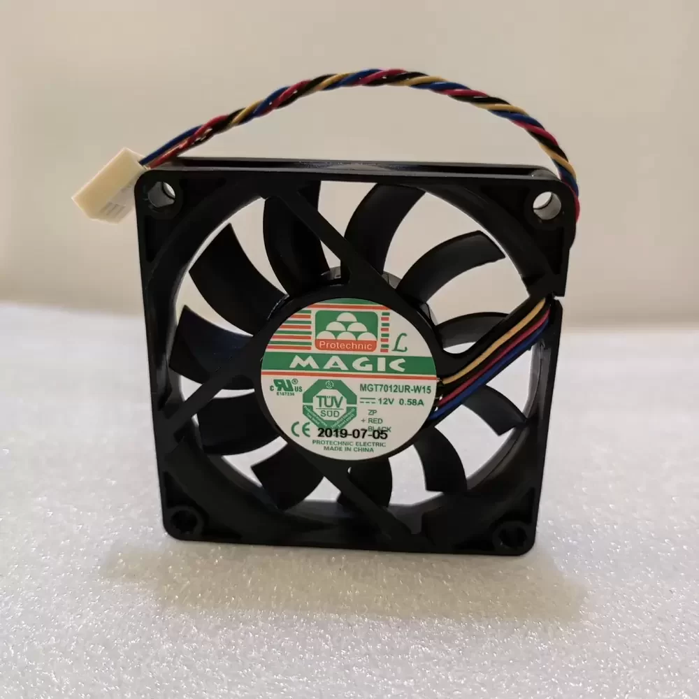 MGT7012UR-W15 Protechnic 12VDC 70x70x15mm Hydraulic Axial Fan