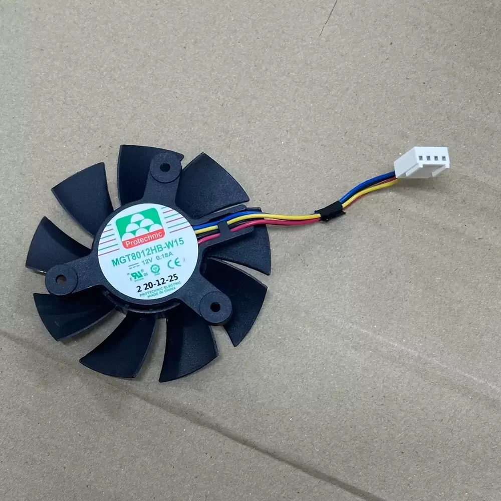 MGT8012HB-W15 Protechnic 12VDC 80mm 4-Wire Axial Fan MGT8012HB-W15 Protechnic 12VDC 80mm 4-Wire Axial Fan