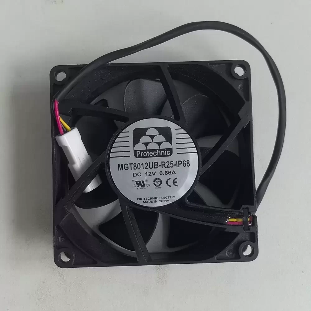 MGT8012UB-R25-IP68 Protechnic 12VDC 80mm IP68 Axial Fan