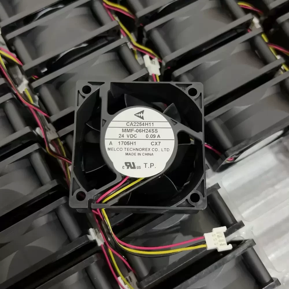 MMF-06H24SS-CX7 Melco Technorex 24VDC 60x60x25mm Axial Fan