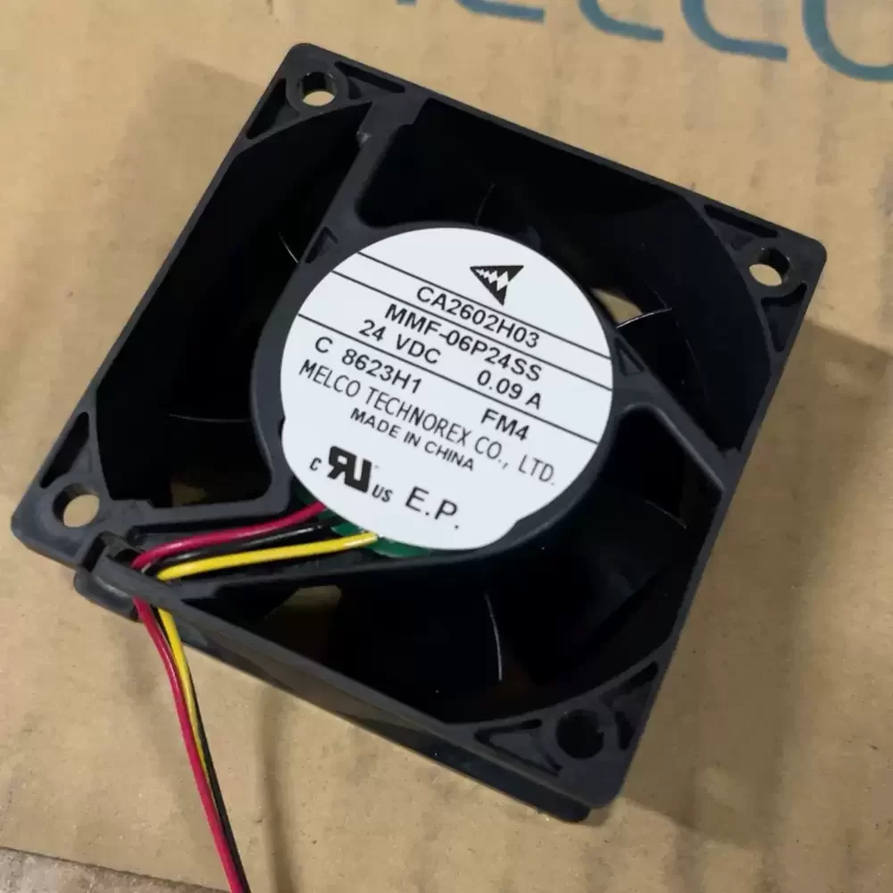MMF-06P24SS-FM4 Mitsubishi 24VDC 60mm 3-Wire Axial Fan
