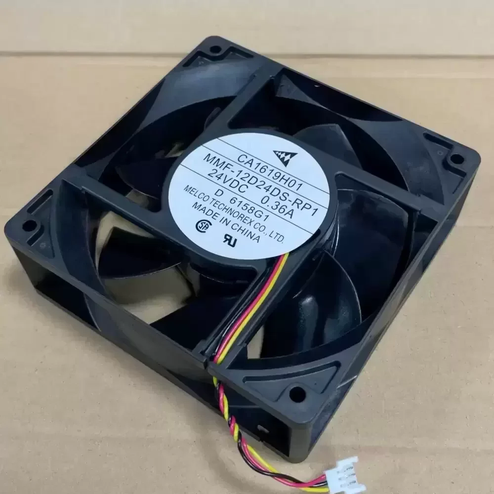 MMF-12D24DS-RP1 Mitsubishi 24VDC 120x120x38mm 3-Wire Axial Fan MMF-12D24DS-RP1 Mitsubishi 24VDC 120x120x38mm 3-Wire Axial Fan