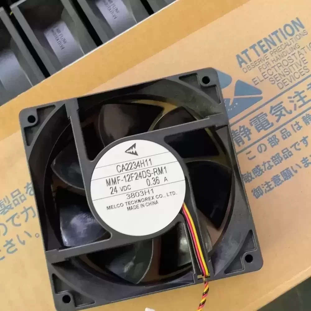MMF-12F24DS-RM1 Mitsubishi 24VDC 120x120x38mm Axial Fan MMF-12F24DS-RM1 Mitsubishi 24VDC 120x120x38mm Axial Fan