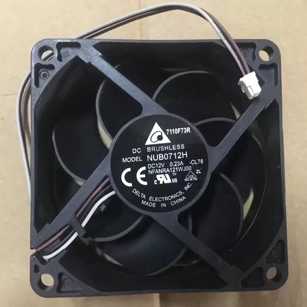 NUB0712H-CL78 Delta 12VDC 70x70x25mm Projector Blower Fan