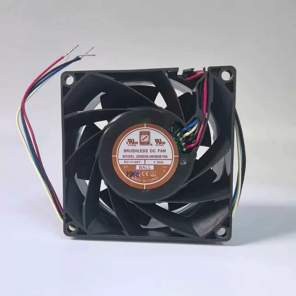 OD8038-48HBXE10A Orion Fans 48VDC 80x80x38mm PWM Axial Fan