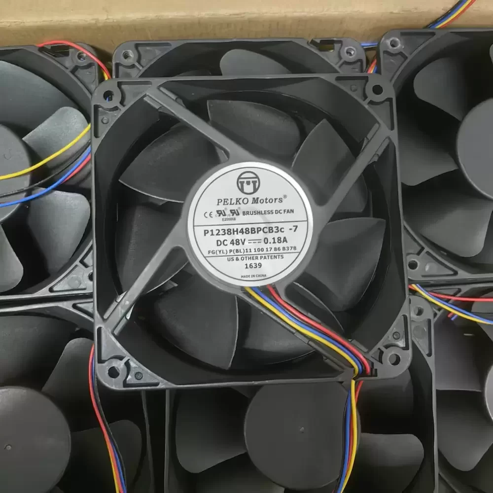 P1238H48BPCB3C-7 PELKO 48VDC 120x120x38mm Axial Fan