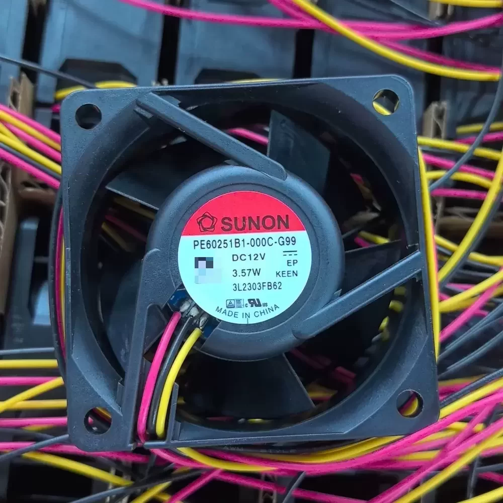 PE60251B1-000C-G99 SUNON 12VDC 60x60x25mm Tachometer Axial Fan