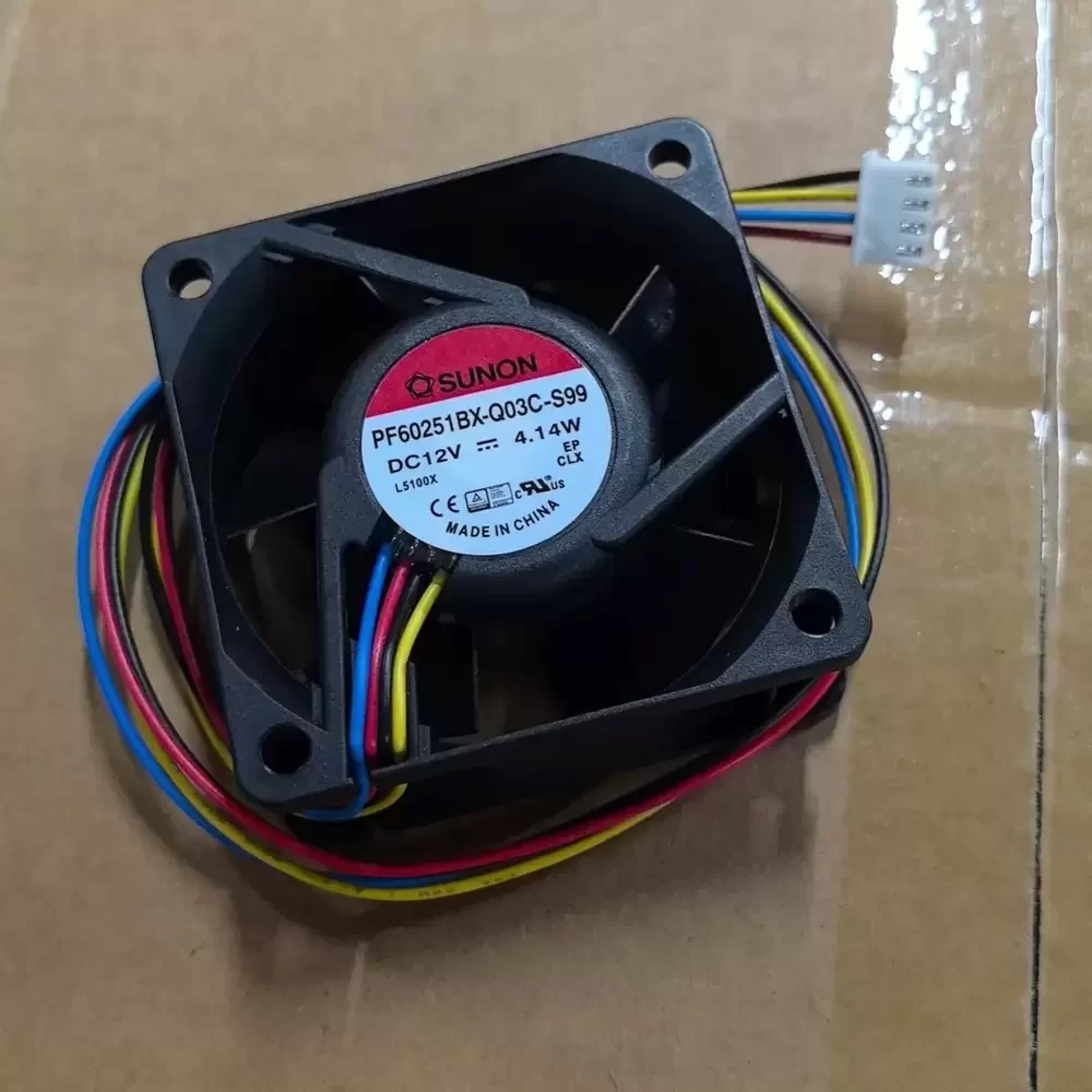 PF60251BX-Q03C-S99 Sunon 12VDC 60x60x25mm PWM Axial Fan PF60251BX-Q03C-S99 Sunon 12VDC 60x60x25mm PWM Axial Fan