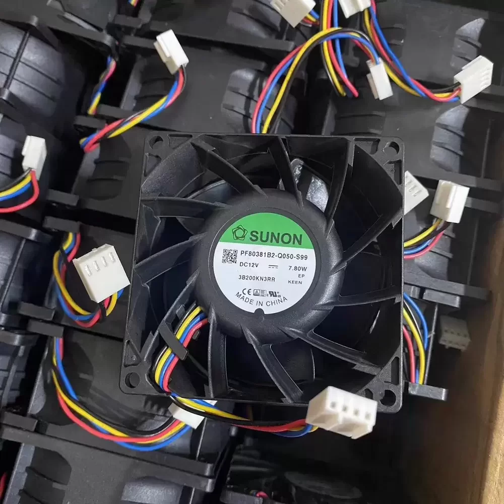 PF80381B2-Q050-S99 SUNON 12VDC 80x80x38mm PWM Axial Fan