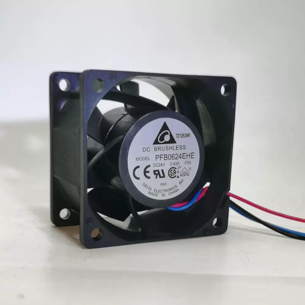 PFB0624EHE-F00 Delta 24VDC 60x60x38mm Tachometer Axial Fan PFB0624EHE-F00 Delta 24VDC 60x60x38mm Tachometer Axial Fan