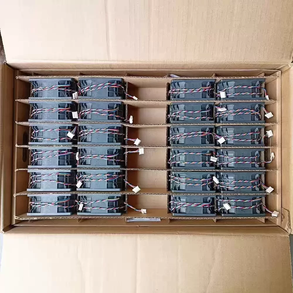 PFB0848DHE-ASH Delta 54VDC 80x80x38mm Server Cooling Axial Fan PFB0848DHE-ASH Delta 54VDC 80x80x38mm Server Cooling Axial Fan