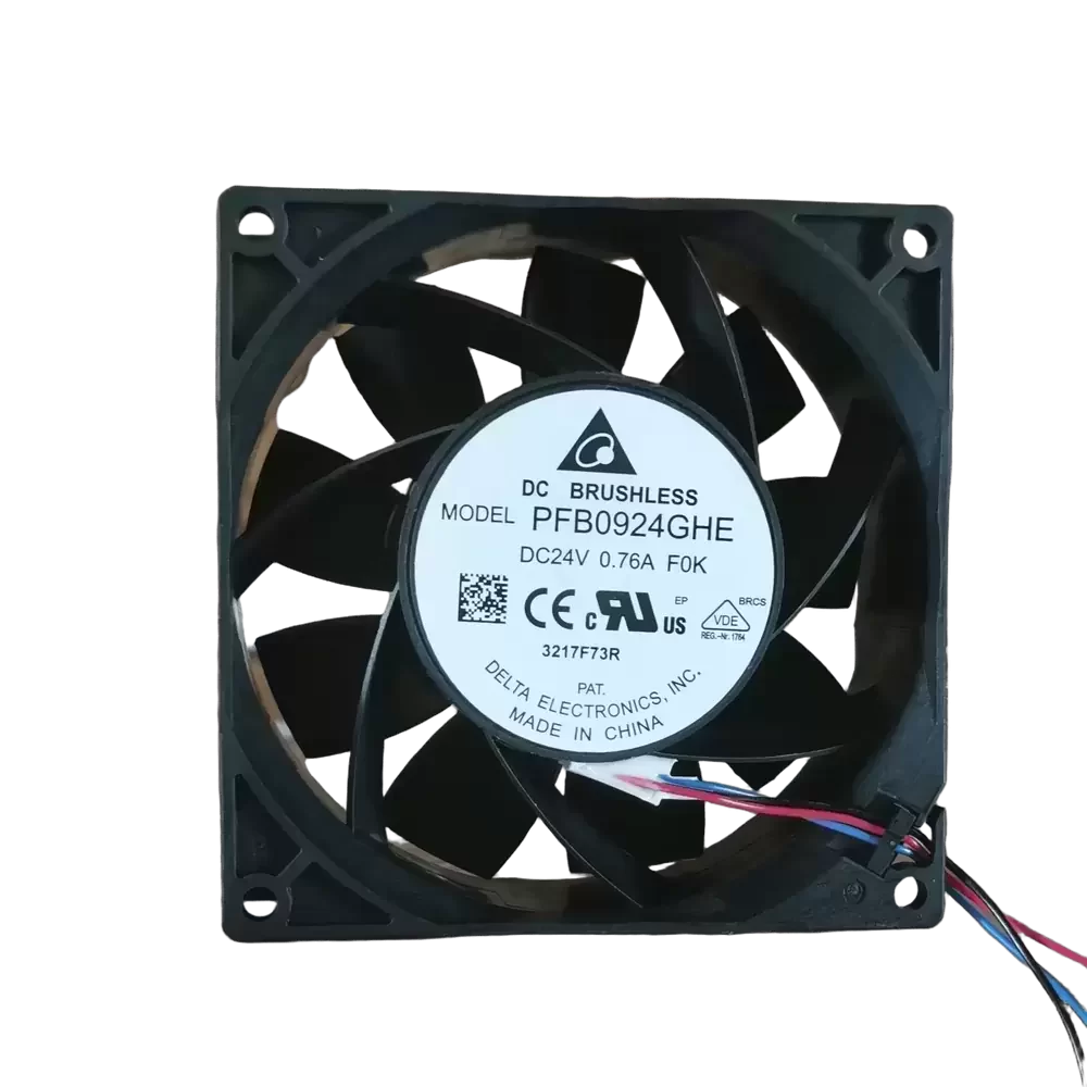 PFB0924GHE-F0K Delta 24VDC 92x92x38mm 0.76A Axial Fan