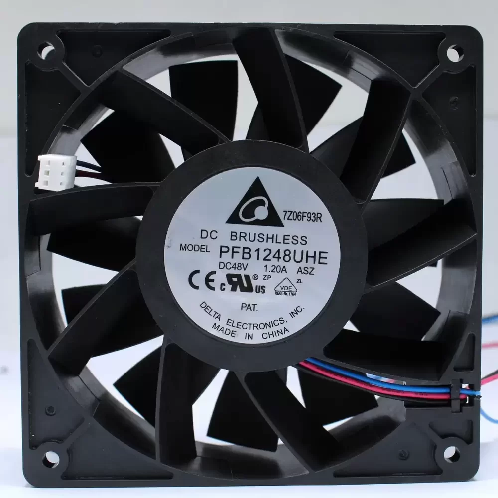 PFB1248UHE-ASZ Delta 48VDC 120x120x38mm PWM Axial Fan