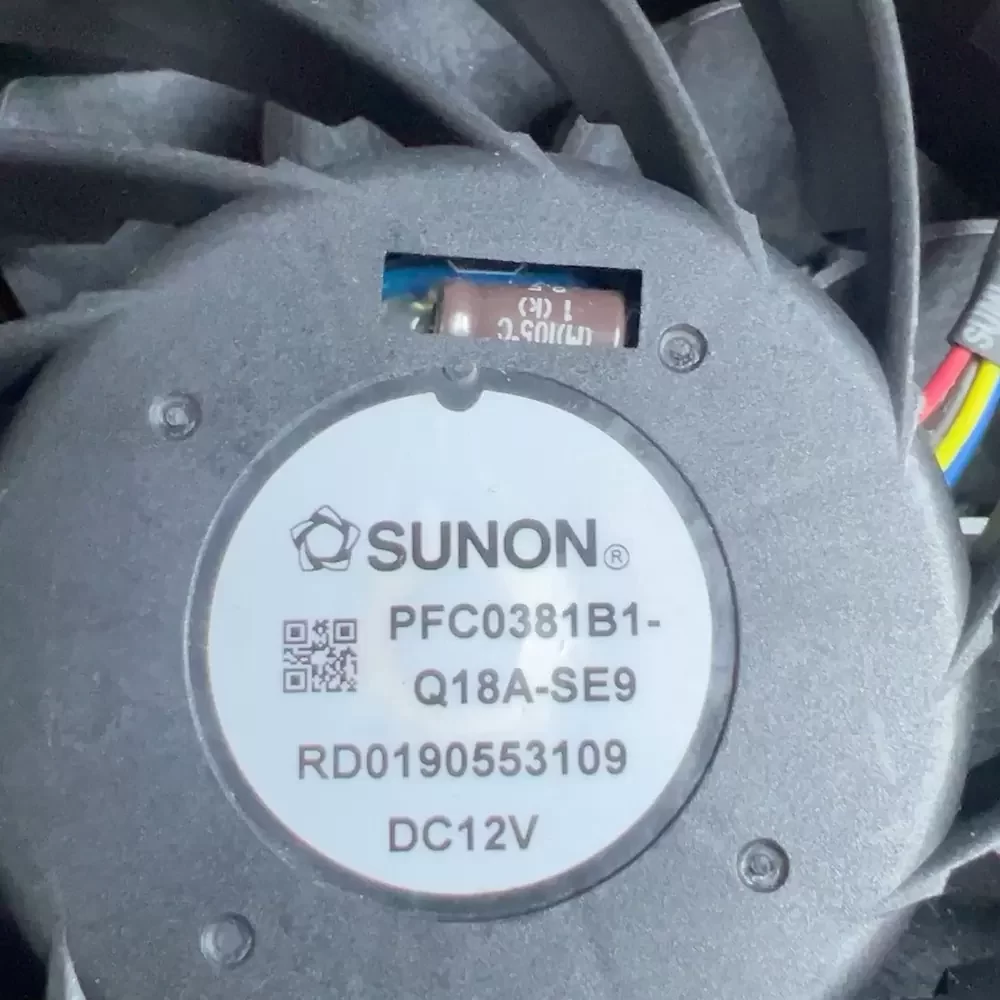 PFC0381B1-Q18A-SE9 SUNON 12VDC 120x120x38mm Axial Fan PFC0381B1-Q18A-SE9 SUNON 12VDC 120x120x38mm Axial Fan