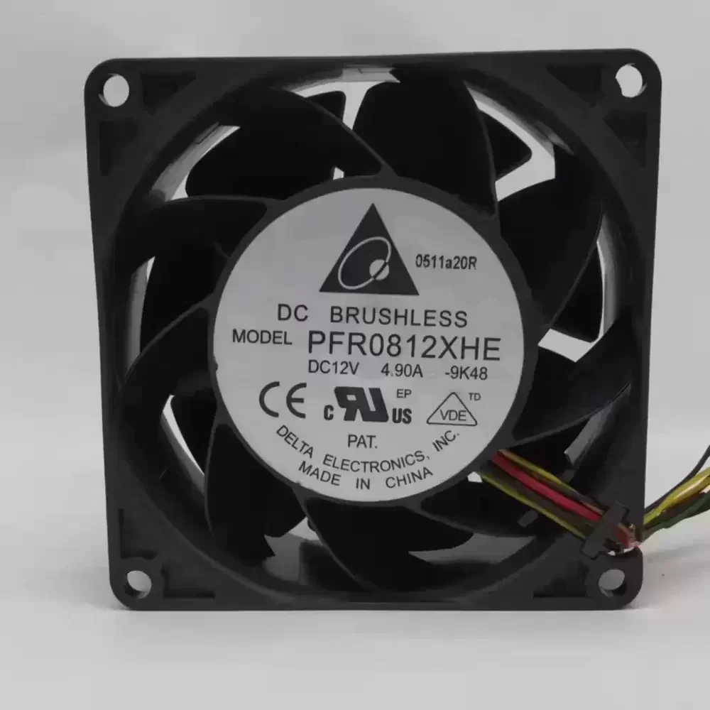 PFR0812XHE-9K48 Delta 12VDC 80x80x38mm 4.90A Axial Fan