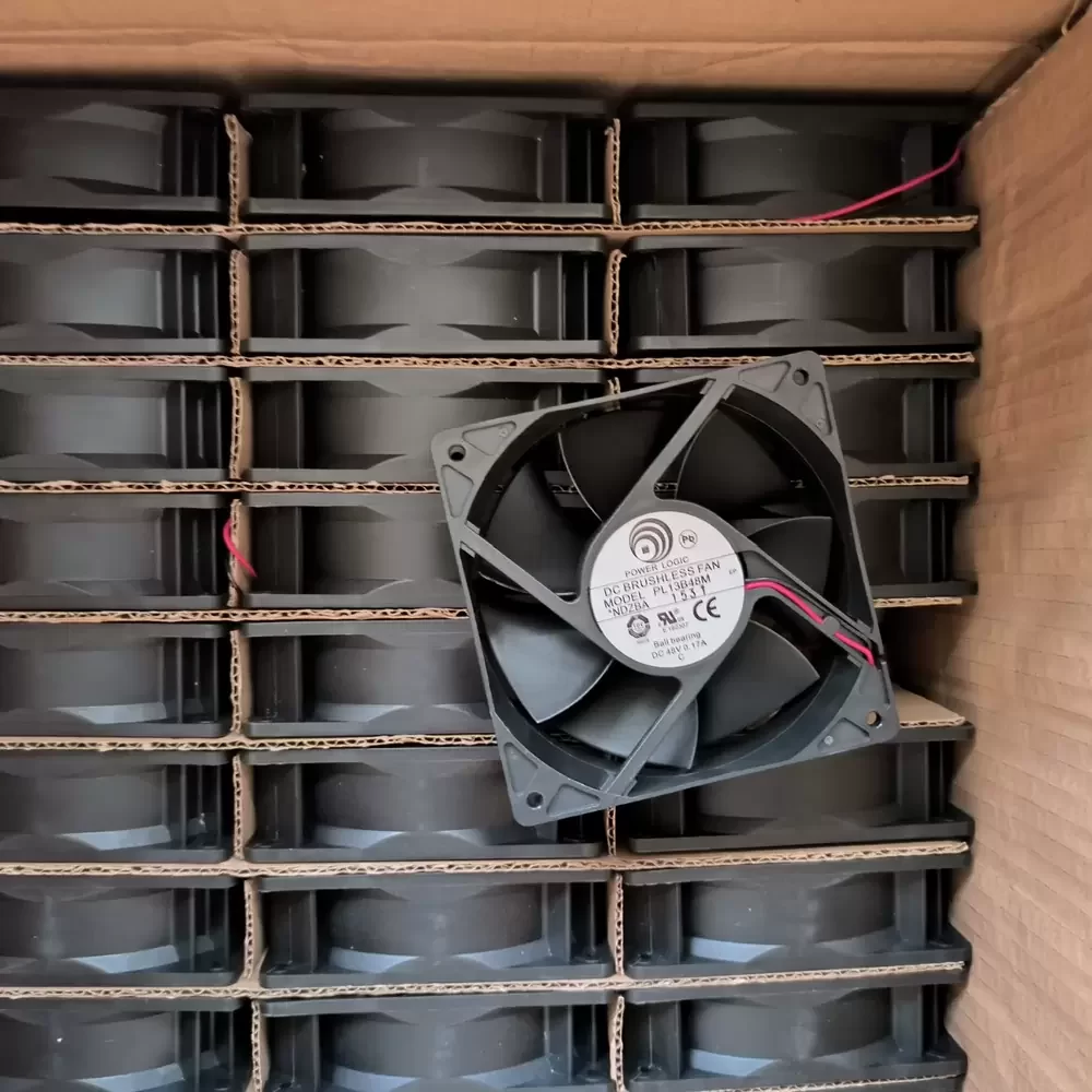 PL13B48M Power Logic 48VDC 120x120x38mm DC Axial Fan PL13B48M Power Logic 48VDC 120x120x38mm DC Axial Fan