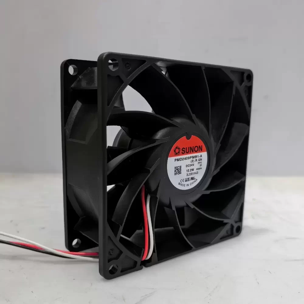 PMD2409PMB1-A.(2).R.GN Sunon 24VDC 92x92x38mm Alarm Fan PMD2409PMB1-A.(2).R.GN Sunon 24VDC 92x92x38mm Alarm Fan