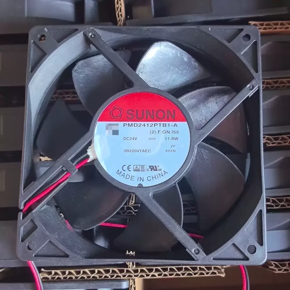 PMD2412PTB1-A.(2).F.GN.I55 Sunon 24VDC 120mm 11.8W Axial Fan