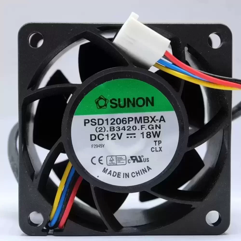 PSD1206PMBX-A.(2).B3420.F.GB SUNON 12VDC 60x60x38mm Axial Fan