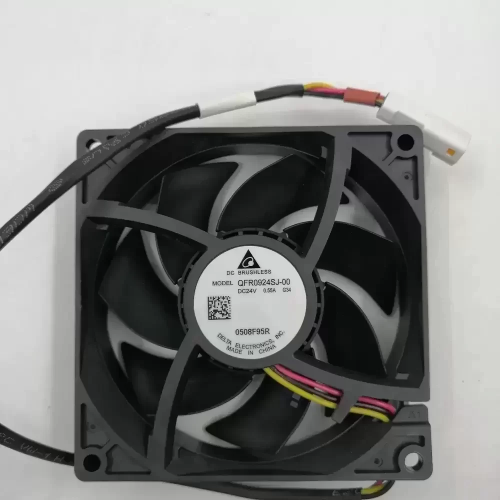 QFR0924SJ-00-G34 Delta 24VDC 92x92x25mm 3-Wire Axial Fan