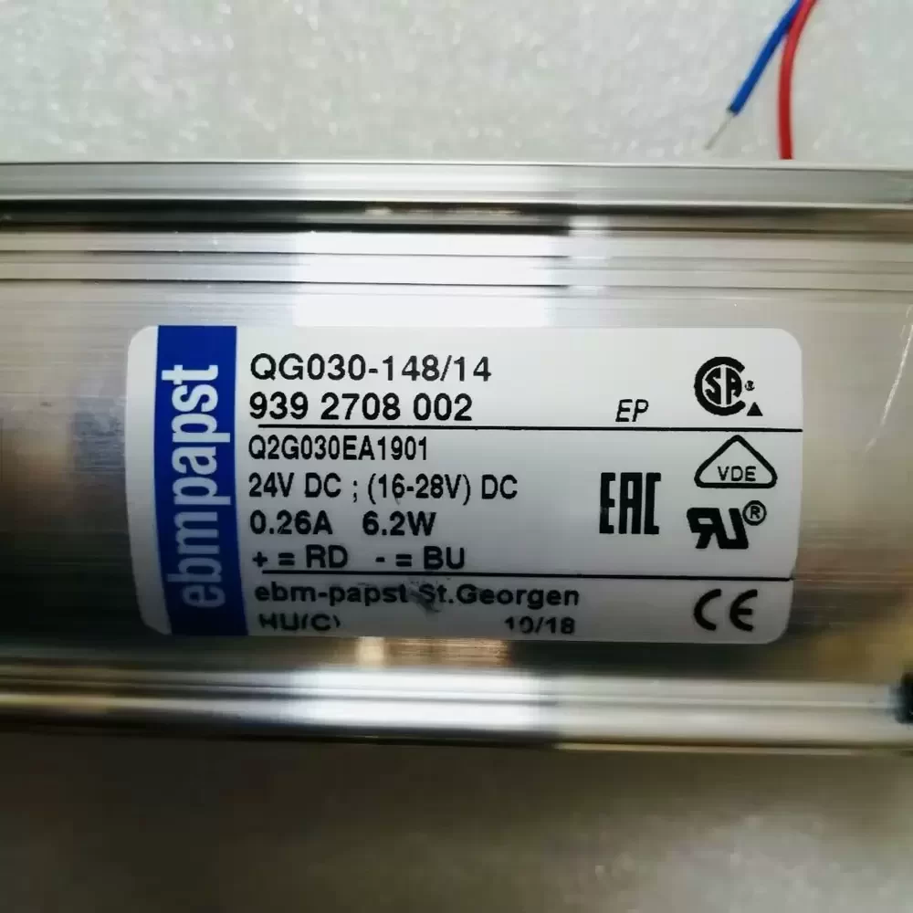 QG030-148/14 ebmpapst 24VDC 6.2W Tangential Blower Fan