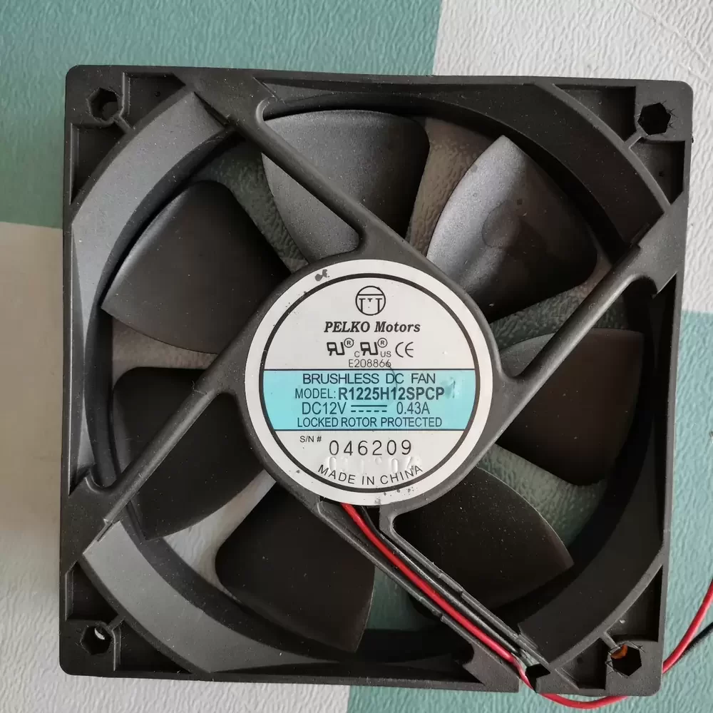 R1225H12SPCP PELKO Motors 12VDC 120x120x25mm Axial Fan