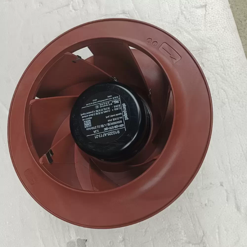 R1G225-AF11-21 ebm-papst 48VDC 225mm EC Centrifugal Fan R1G225-AF11-21 ebm-papst 48VDC 225mm EC Centrifugal Fan