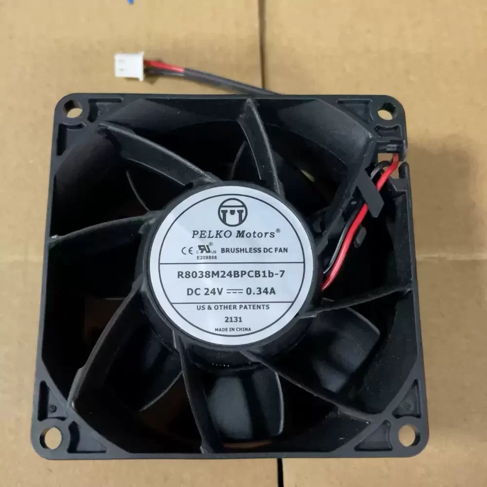 R8038M24BPCB1b-7 PELKO Motors 24VDC 80x80x38mm Axial Fan