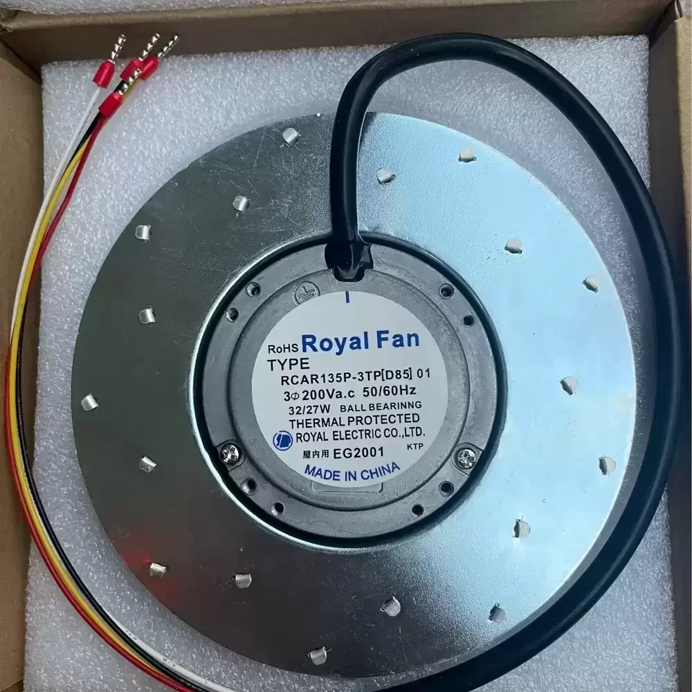 RCAR135P5-3TP[D85]01 Royal Fan 200VAC Spindle Motor Cooling Fan