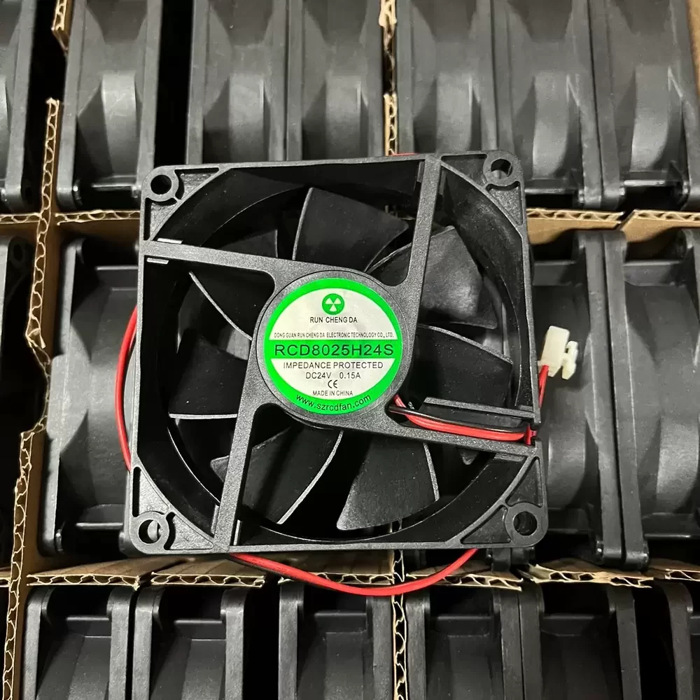 RCD8025H24S RUN CHENG DA 24VDC 80x80x25mm 0.15A Axial Fan