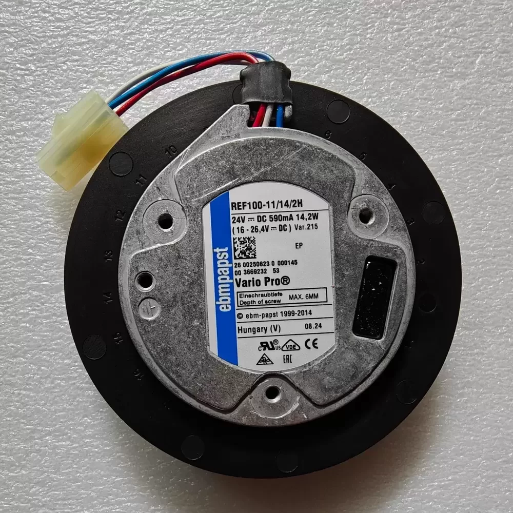 REF100-11/14/2H-215 ebmpapst 24VDC 100mm Centrifugal Fan