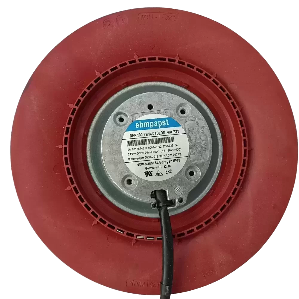 RER190-39/14/2TDLOU-723 ebm-papst 24VDC 190mm Centrifugal Fan