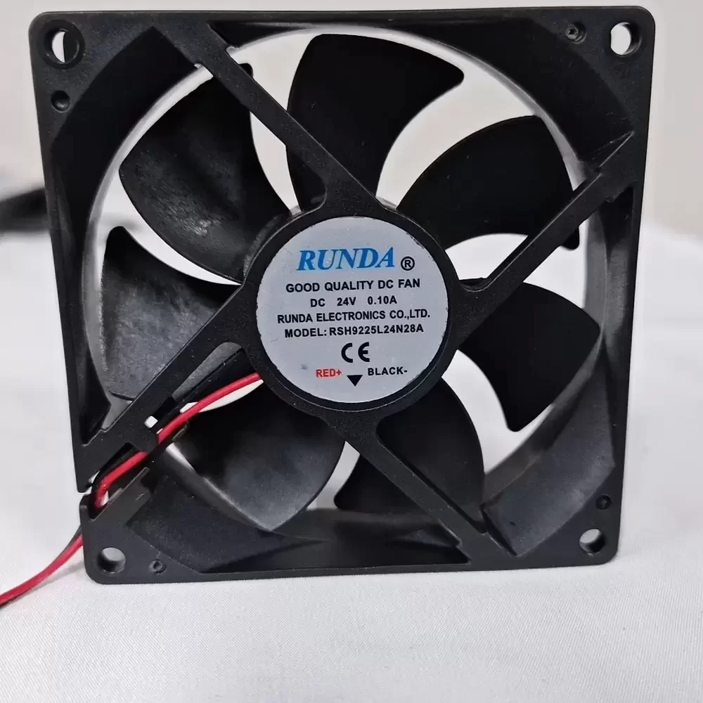 RSH9225L24N28A RUNDA 24VDC 92x92x25mm 2-Wire Axial Fan