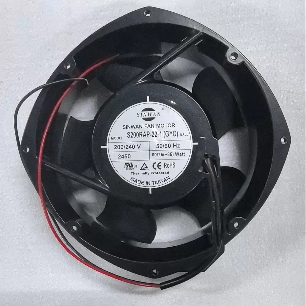 S200RAP-22-1(GYC) SINWAN 200/240VAC 205mm AC Axial Fan