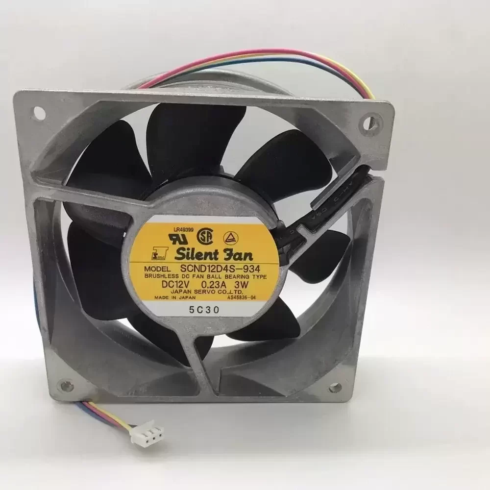 SCND12D4S-934 Servo 12VDC 120x120x38mm Silent Axial Fan